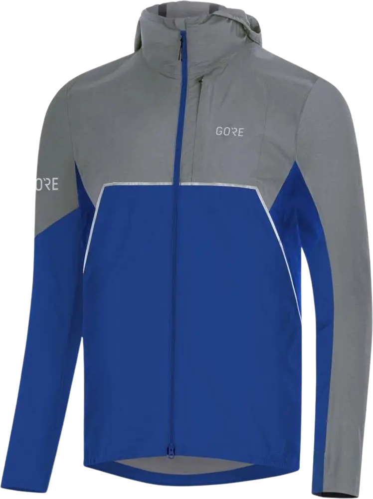 Gore Wear R7 Partial GTX Infinium Herren Kapuzenjacke Blau Gr. L