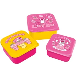 Stor TOY STORY - Lotso - Boîtes à Snack - 3 pcs, Lunchbox