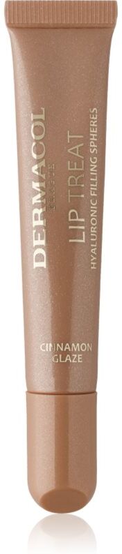 Dermacol Lip Treat hydrating lip gloss shade 2 Cinnamon Glaze (Vanilla & Cinnamon) 10 ml