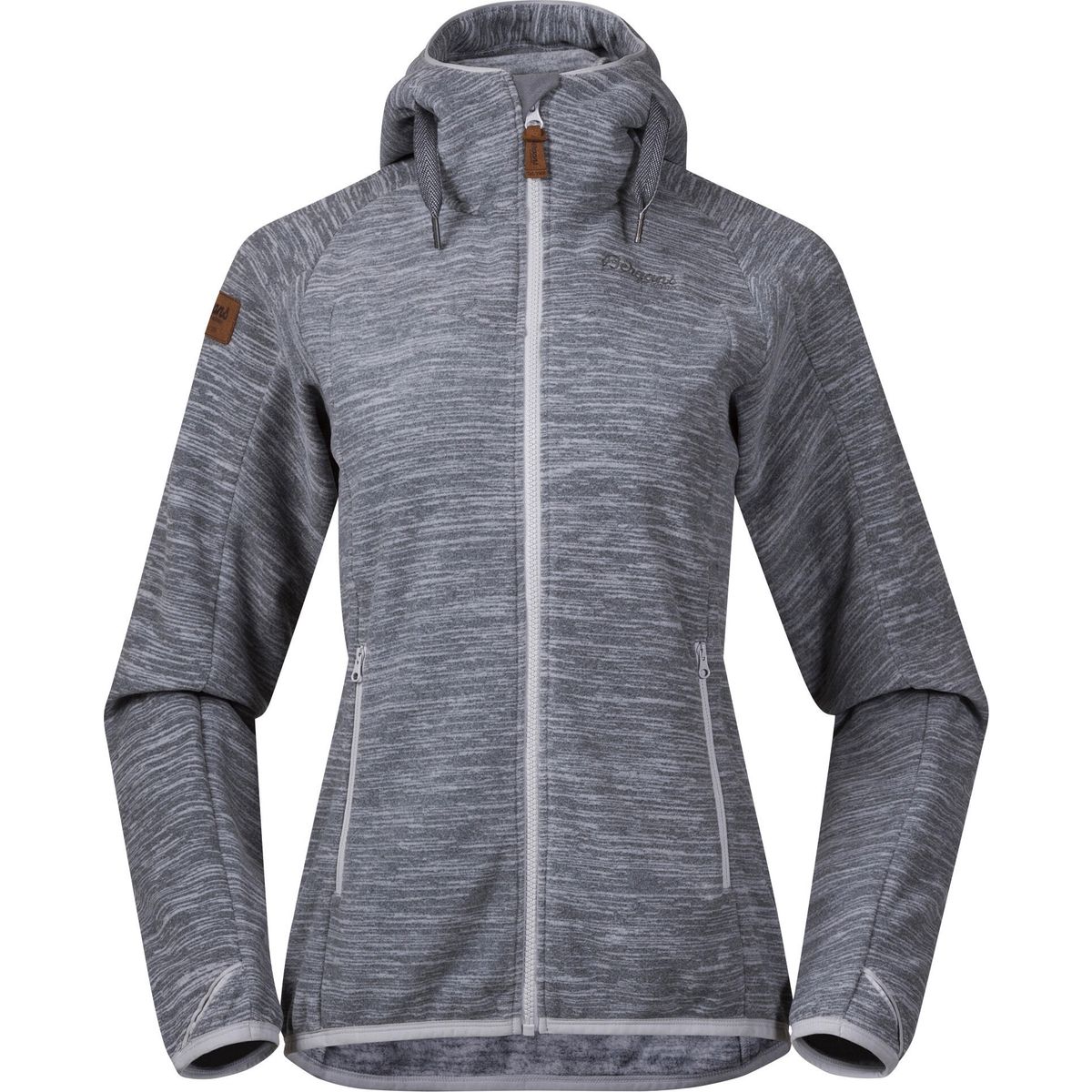 Bergans Hareid Fleece W Jacket aluminium (844) S 237990-3028-844-S
