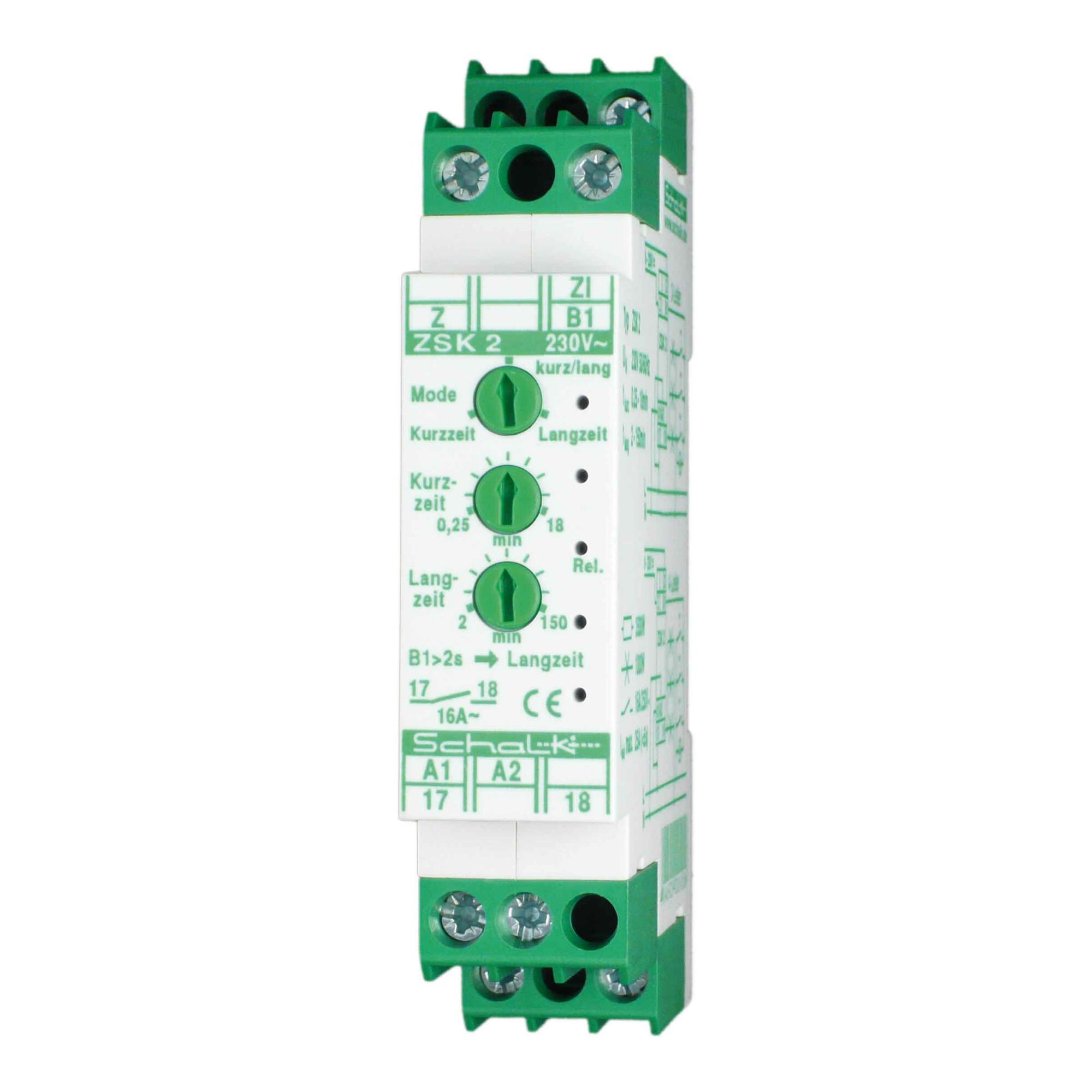 Schalk Lichtzeit-Impulsschalter m.3 Modi 1S 16A ZSK 2 (ZSK209)