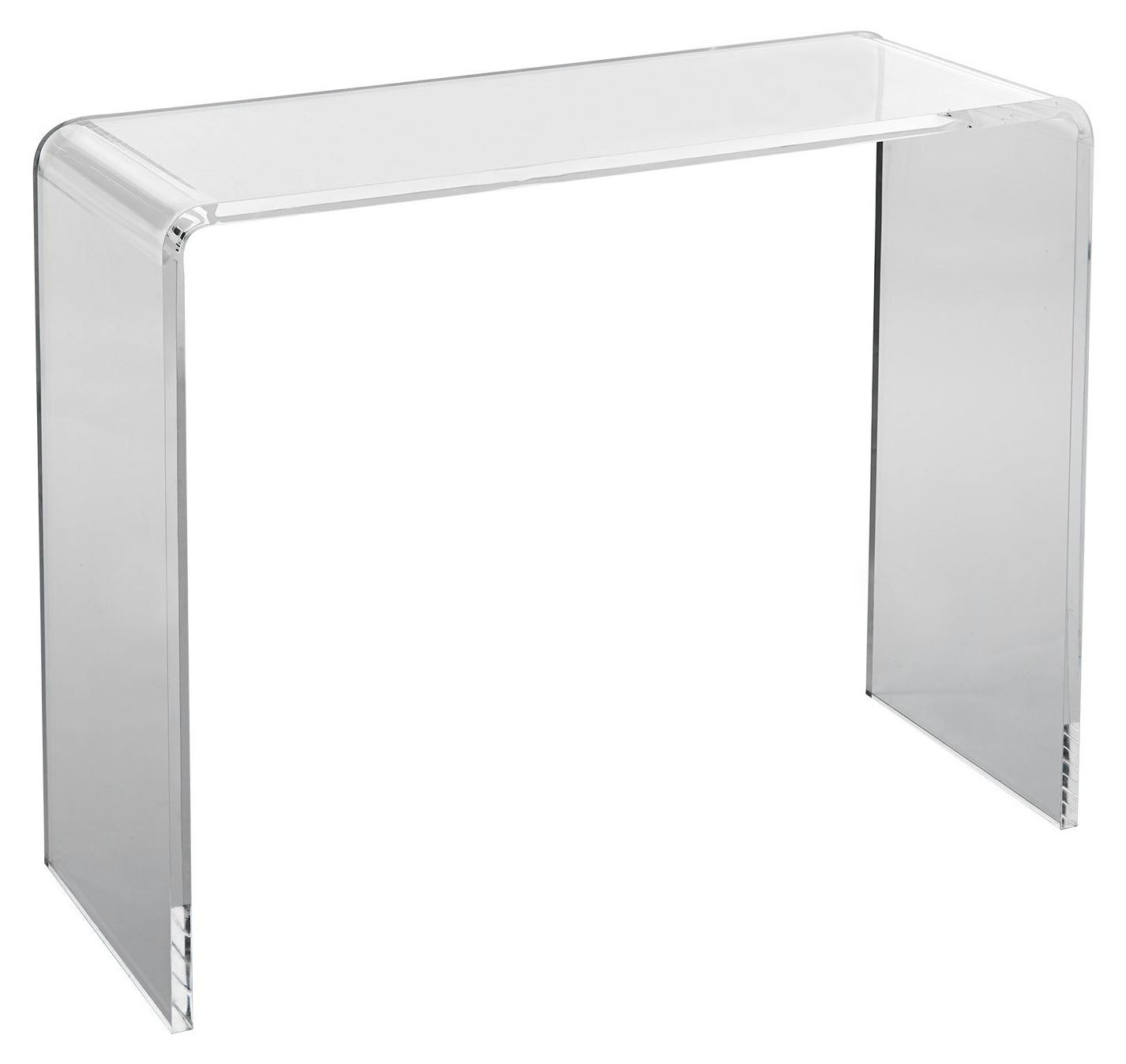 Selius U-vormige Bijzettafel in Transparant Acryl