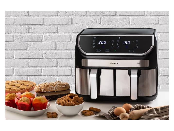 ARIETE Heissluftfritteuse ARI-4625 9 l , schwarz (silber), Fritteusen, Heissluftfritteuse