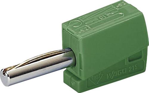 WAGO Bananenstecker Stecker, gerade Stift-Ø: 4mm Grün