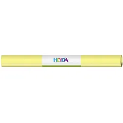5x Heyda, Bastelpapier, Transparent-Papier 42g/qm 70x100cm hellgelb (42 g/m2, 1x)