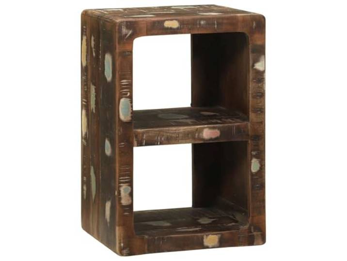 TV-Möbel, rechteckig, modern, mit Aufbewahrung, 36 x 30 x 54 cm, Massivholz, mehrfarbig, 02_0058082