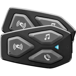 Interphone, Motorradfunk, Bluetooth Headset Ucom3 Twin Pack (2er Set)