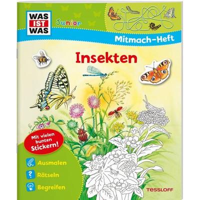 WAS IST WAS Junior Mitmach-Heft. Insekten, Geheftet von Tatjana Marti, Tessloff Verlag Ragnar Tessloff GmbH & Co. KG, 978-3-7886-7573-8