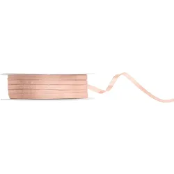 50x Satinband, hellpfirsich, 3mm/50m