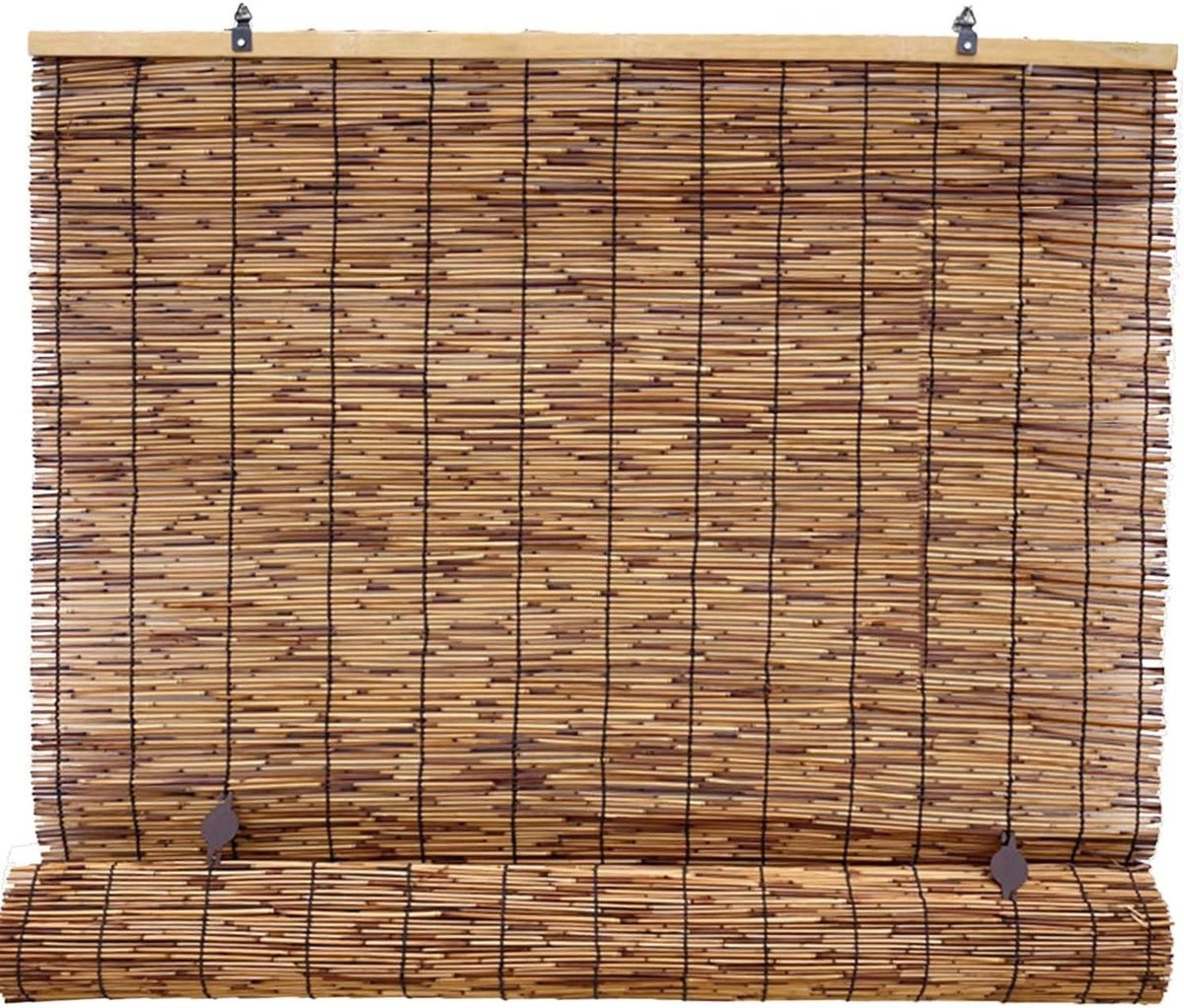 Bamboe Rolgordijn Natuurlijk - Lichtfilterend - 75 x 180 cm