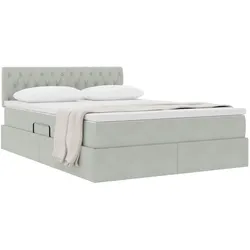 vidaXL, Bett, Teodor Tufted design (140 x 200 cm)