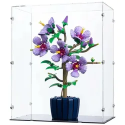 iDisplayit Acryl-Display für LEGO 10372 Hibiskus (Mit schwarzem Boden)