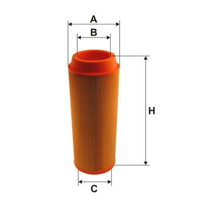 FILTRON Luftfilter ar2003 123mm für HOLDER VAG Mercedes