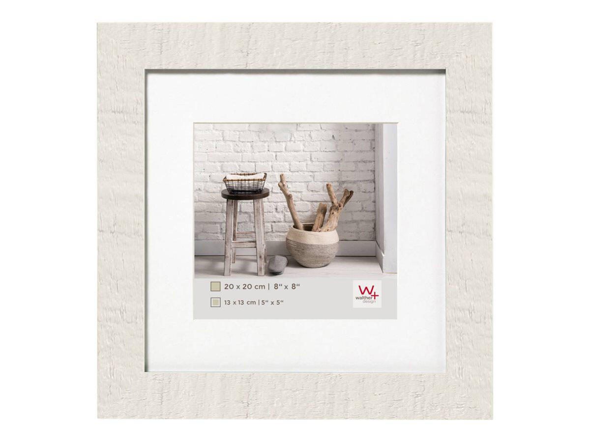 walther design Bilderrahmen Home 34,4 x 34,5 cm polarweiß HO330V