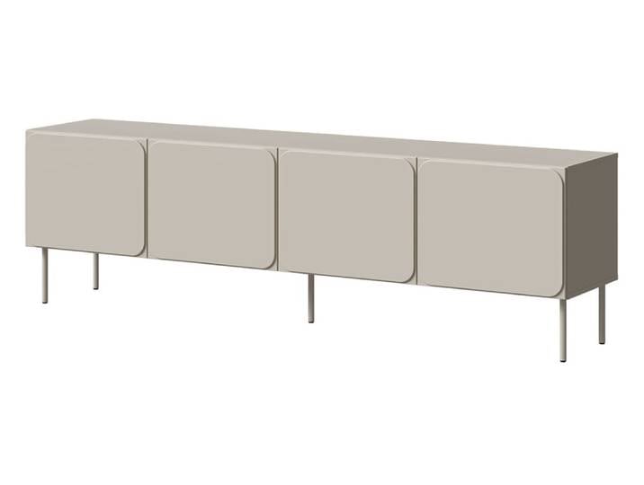 Meuble tv 200 cm 4 portes beige