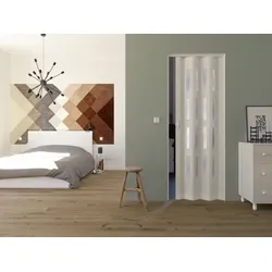 Falttür Luciana esche weiß 4 Fenster B 88,5 H 202 cm