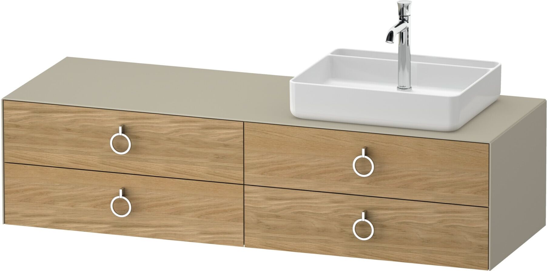 Duravit Waschtischunterschrank White Tulip 160x55cm, B R, E N tau m, k Ein/o Be (WT4995RH5600000)