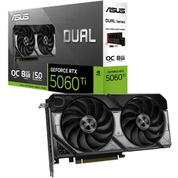 ASUS Dual GeForce RTX 5060 Ti 8G OC - 8GB GDDR7, HDMI, 3x DP