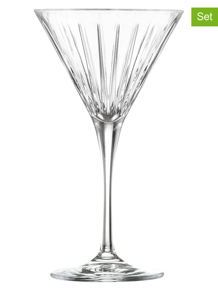 RCR cristalleria 6er-Set: Martinigläser "Timeless" - 210 ml - onesize