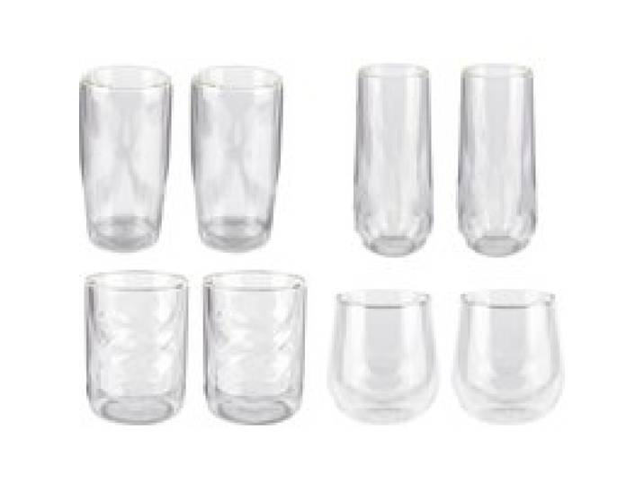 ERNESTO® Lot de 2 verres à double paroi