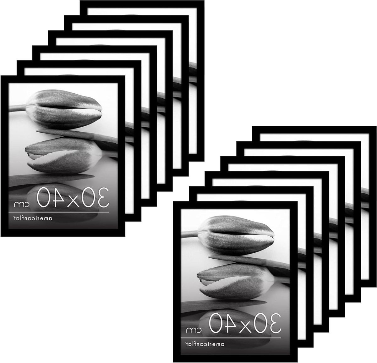 Fotolijsten Set Zwart - Tijdloos Design - 30x40 cm