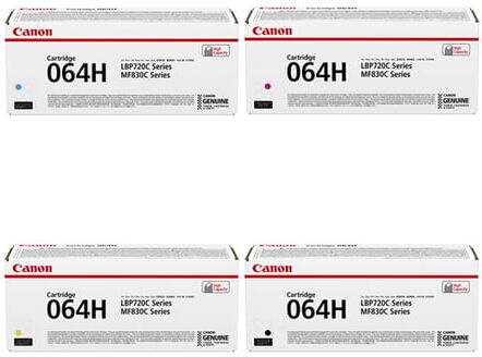 Canon 064H Pack toner XL BK/C/M/Y