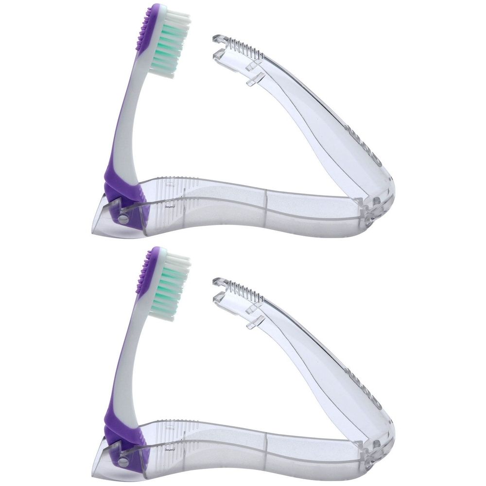 GUM Ortho Travel x2 2x1 St Zahnbürste