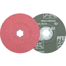 Fiberscheibe Pferd COMBICLICK, Ø 125 mm, Körnung CO60