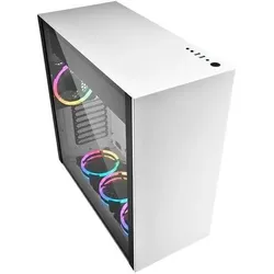 Sharkoon Pure Steel RGB (ATX), PC Gehäuse, Weiss
