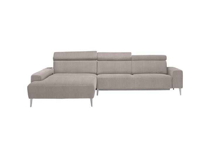 Sedda Ecksofa, Natur, Metall, Uni, 3-Sitzer, Ottomane links, L-Form, 308x205 cm, Stoffauswahl, planbar, seitenverkehrt erhältlich, Hocker erhältlich, Wohnzimmer, Sofas & Couches, Wohnlandschaften, Ecksofas