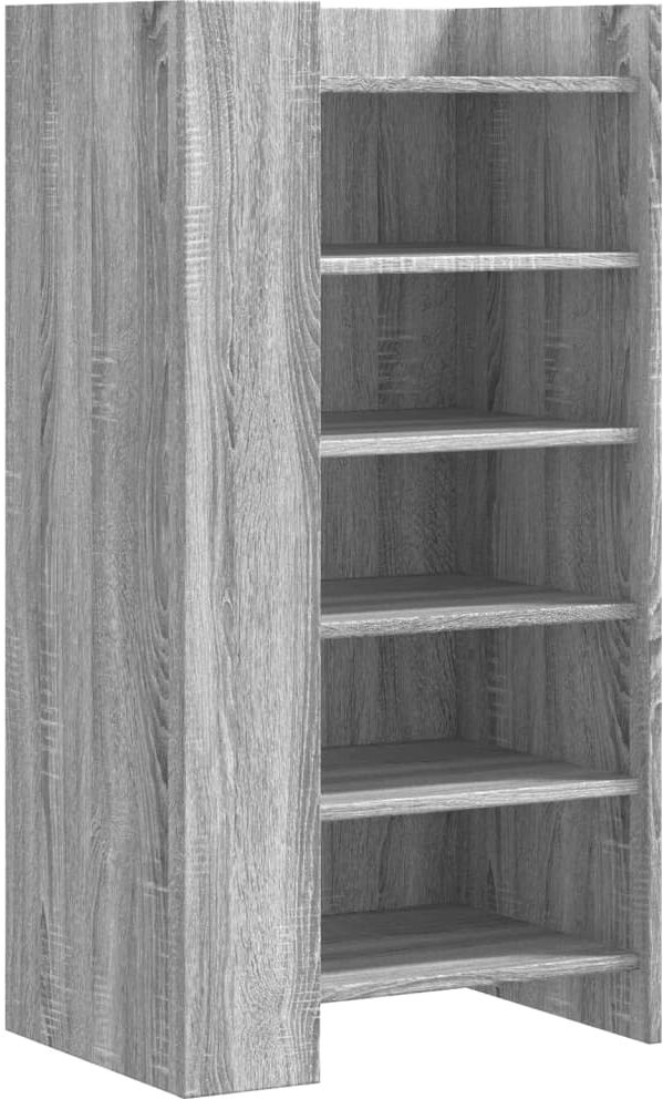 vidaXL Armoire à chaussures sonoma gris 52x37,5x100 cm