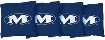 Skip's Garage Colorado School of Mines Orediggers Navy Cornhole Bags