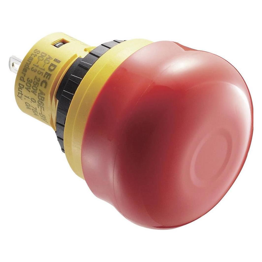 Idec E-Stop 16mm 29mm operator 2NC uni-body (AB6E-3BV02PRH)