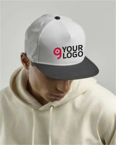 Cappello streetwear a 5 pannelli Bank five-s Personalizzate o neutre Atlantis