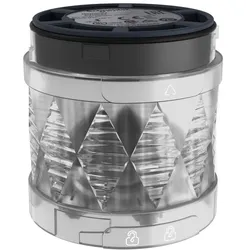 Schneider Electric XVUC29P Leuchtelement, Harmony XVU, modular, 60mm, Multicolor-LED, 6 Farben, 4 Modi, PNP/NPN, IP65, 24V ACDC