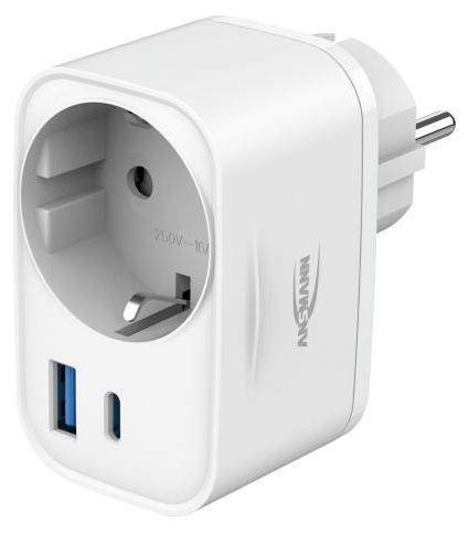 Ansmann HS220 USB-lader met USB-C en USB-poorten, 20W