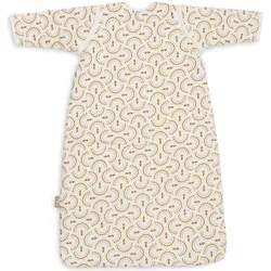 Jollein, Babyschlafsack, Schlafsack mit Abnehmbaren Ärmeln 90cm - Soft Plumes (Ganzjahr)