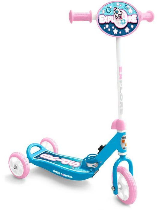 Stamp Skids Control Explore Opvouwbare driewieler-scooter - Roze