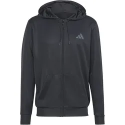 adidas Train Essentials Seasonal  Kapuzenjacke Herren schwarz - S