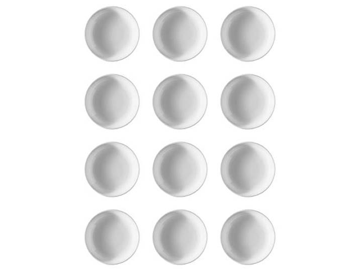 Thomas Suppenteller 22 cm - Dekor Trend Weiß - 12er-Set - 11400-800001-10322 - Großfamilien-Set Besuch Porzellan Geschirr