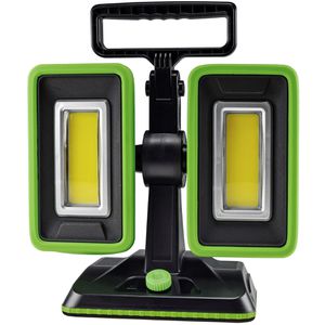 ChiliTec Baustrahler BSA-60 duo, LED, mit integriertem Akku, IP54 Spritzwasserschutz, dimmbar, 60 Watt, 5.600 Lumen