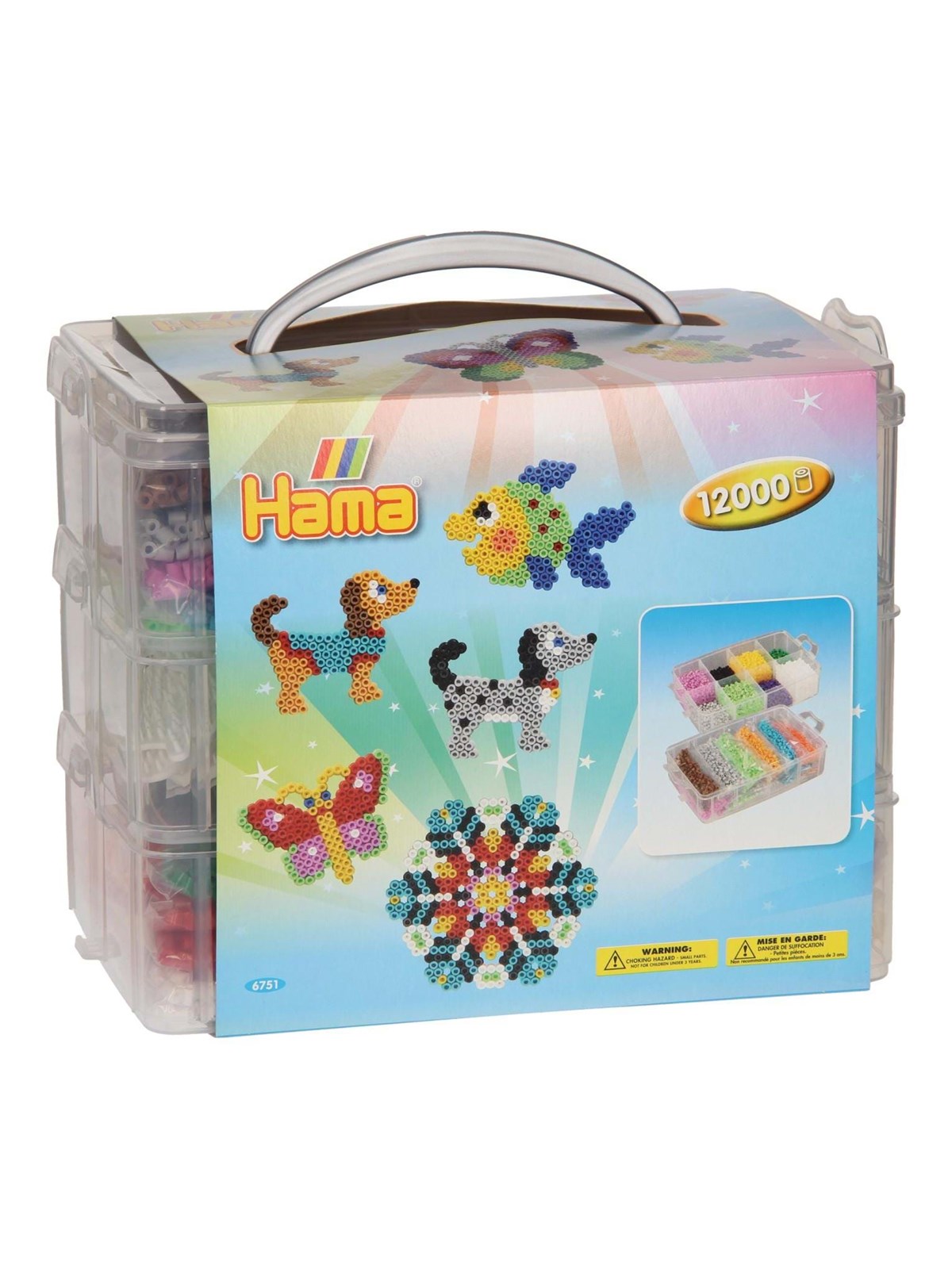 Hama Ironing Beads Set Storage box - large 12.000pcs.