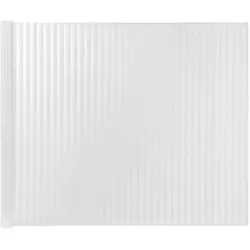 vidaXL, Fensterfolie, Fensterfolien 2 Stk. Matt Jalousien-Muster PVC (500 x 60 cm)