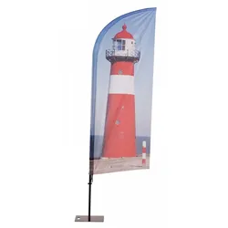 Beachflag Alu WindForm 345cm Eco-Druck