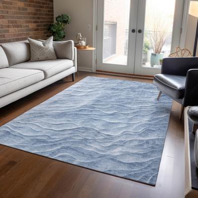Addison Rugs Machine Washable Indoor/ Outdoor Funky Waves Chantille Rug