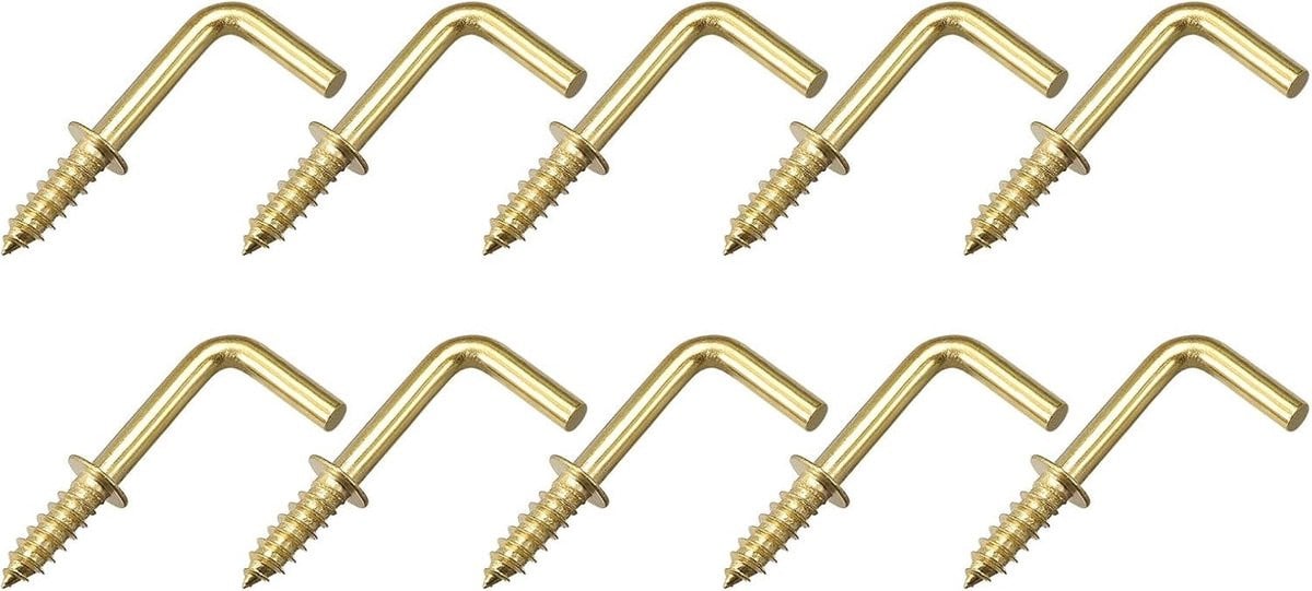 50 stuks L-vormige metalen plafondhaakjes voor buiten, keuken en badkamer