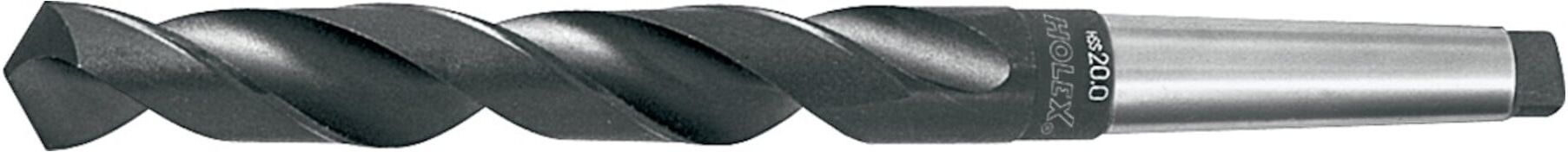 Holex Spiralbohrer HSS N Ø20 mm DIN345 mit normaler Spitze und Zylinderschaft für Bohrmaschinen oder Drehbänke  4015449311330 (116320 20)
