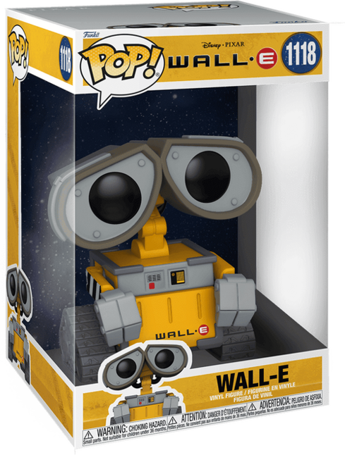 Funko Pop! Jumbo WALL-E 10-Inch Vinyl Figure #1118 - 25.4 cm Tall - Yellow - For Collectors