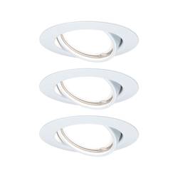 Paulmann 93426 Einbauleuchte 3er Set LED GU10 Weiß
