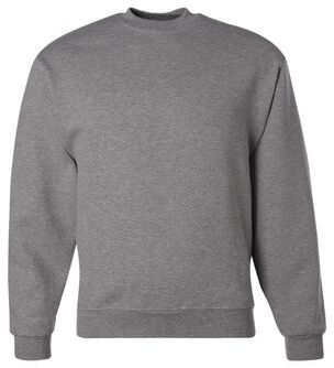 Jerzees 4662 Super Sweats NuBlend Crewneck Sweatshirt in Oxford size 3XL 4662M, 4662MR